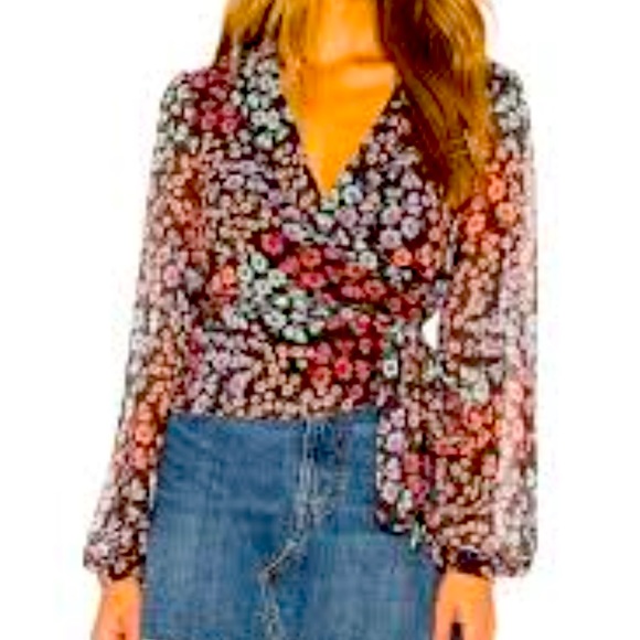Lovers and Friends Mikayla Blouse in Hermosa Floral |Size XS - Picture 3 of 10